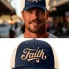 Faith Embroidered Unisex Trucker Hat