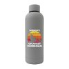 World's Okayest Fisherman 17oz Stainless Rubberized Water Bottle