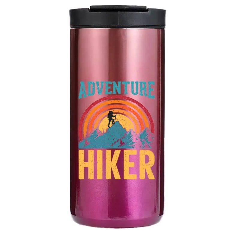 Adventure Hiker 14oz Tumbler Purple