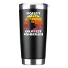 World's Okayest Fisherman Insulated Vacuum Sealed Tumbler