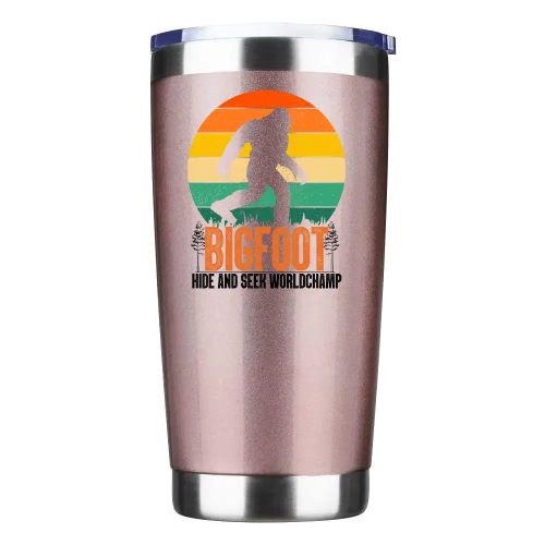 Bigfoot Hide And Seek Worldchamp 20oz Tumbler Rosegold