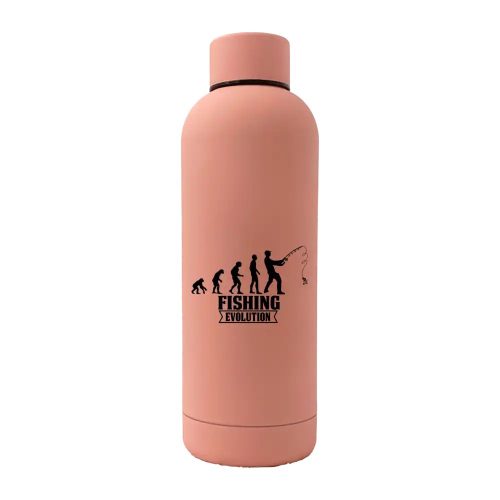 Fishing Evolution 17oz Stainless Rubberized Water Bottle