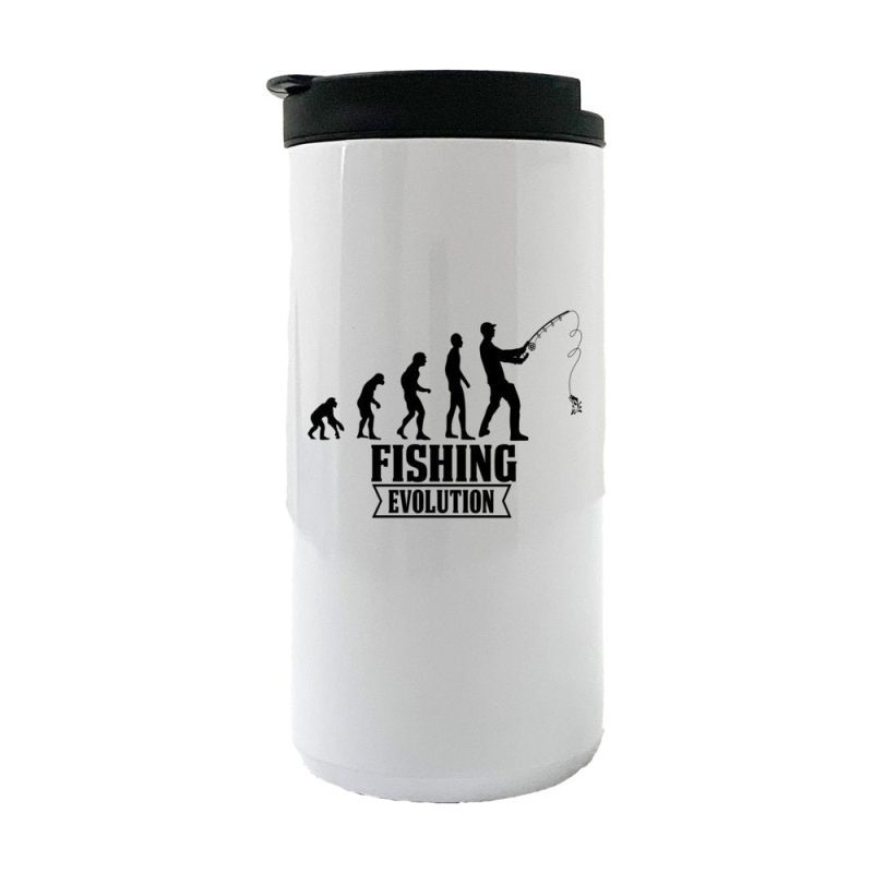 Fishing Evolution 14oz Tumbler White