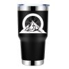 Mountain Tires 30oz Double Wall Stainless Steel Water Tumbler Black