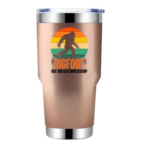 Bigfoot Hide And Seek Worldchamp 30oz Tumbler Rosegold