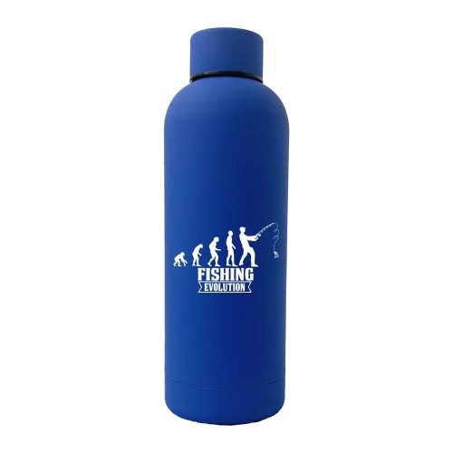 Fishing Evolution 17oz Stainless Rubberized Water Bottle