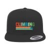 Climbing Printed Flat Bill Cap