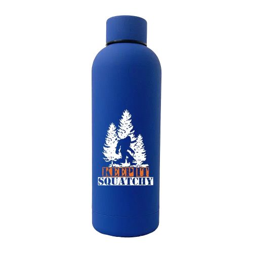 Keep It Squatchy 17oz Stainless Rubberized Water Bottle