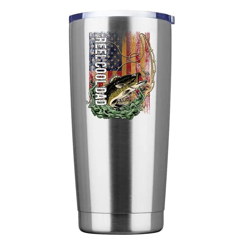 Reel Cool Dad Insulated Vacuum Sealed Tumbler