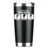 Chance of Fishing 20oz Tumbler Black