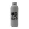 Beer Fishy Fishy 17oz Stainless Rubberized Water Bottle