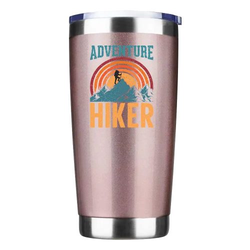 Adventure Hiker 20oz Tumbler Rosegold