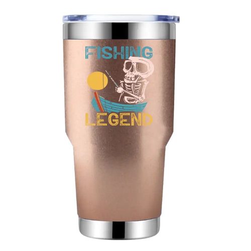 Fishing Legend 30oz Tumbler Rosegold