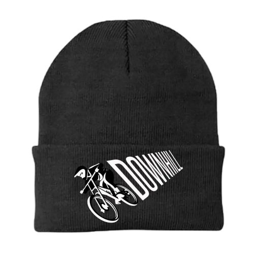 Downhill Cycling Embroidered Beanie