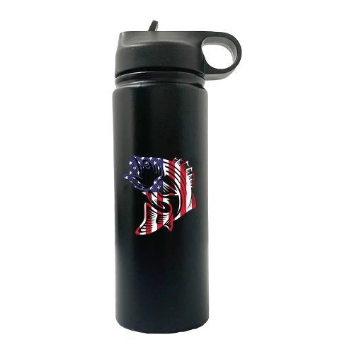 American Flag Fish 20oz Sport Bottle