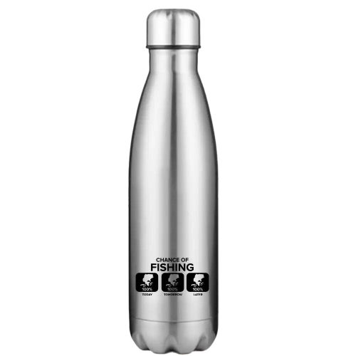 Chance of Fishing Stainless Steel Water Bottle