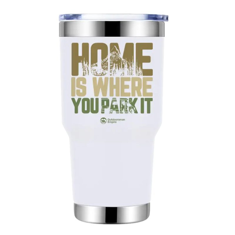 Home Is Your Park 30oz Tumbler White