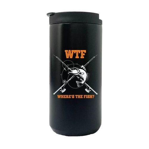 WTF Where's The Fish 14oz Coffee Tumbler