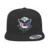 Be Wild Be Free Printed Flat Bill Cap