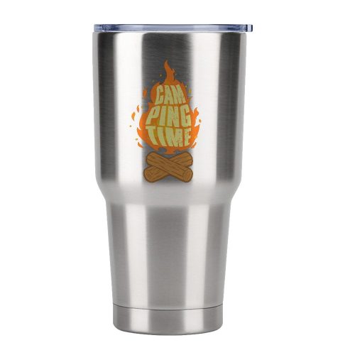 Camping Time 30oz Insulated Vacuum Sealed Tumbler