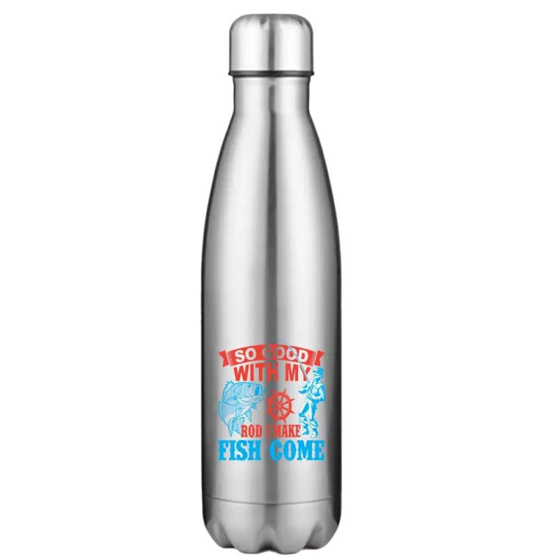 I Make Fish Come Stainless Steel Water Bottle