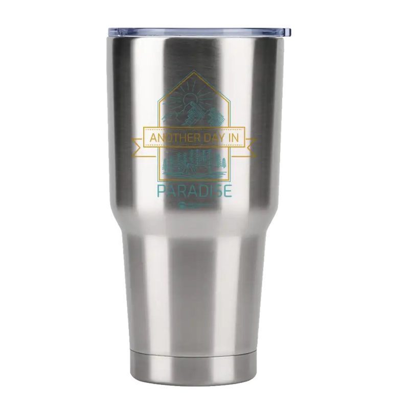 Another Day In Paradise 30oz Tumbler - Silver