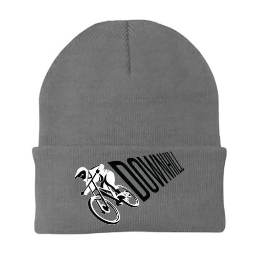 Downhill Cycling Embroidered Beanie