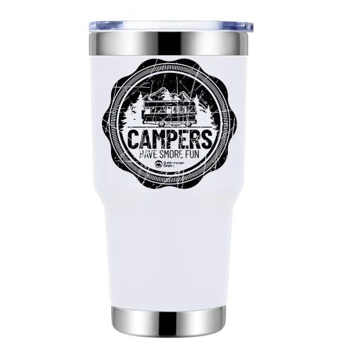 Camping Seal 30oz Tumbler White