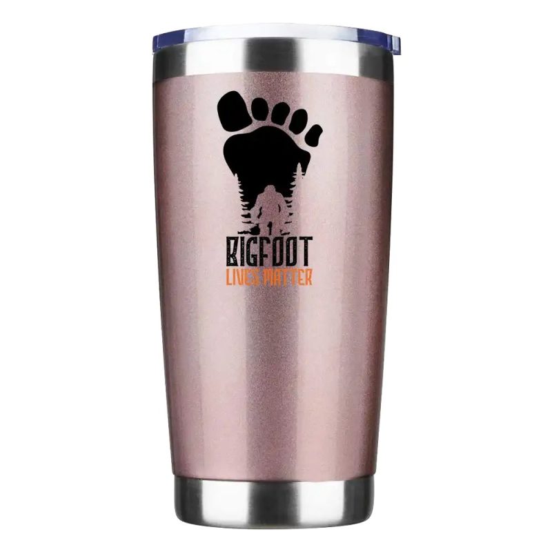 Bigfoot Lives Matter 20oz Tumbler Rosegold