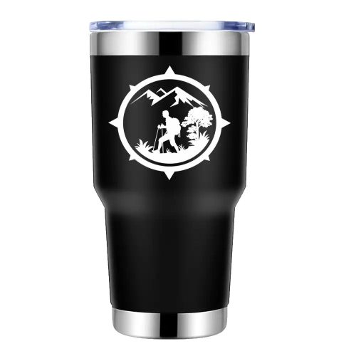 Compass Camping 30oz Tumbler Black