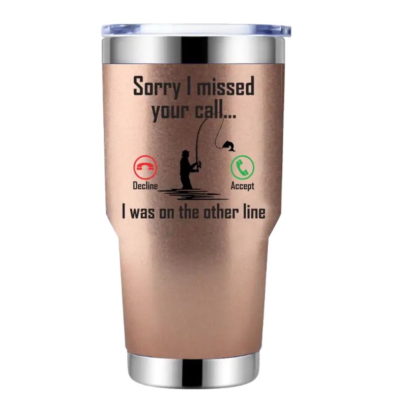 I Was On Another Line v2 30oz Stainless Steel Tumbler