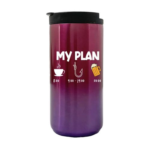 My Fishing Plan 14oz Coffee Tumbler