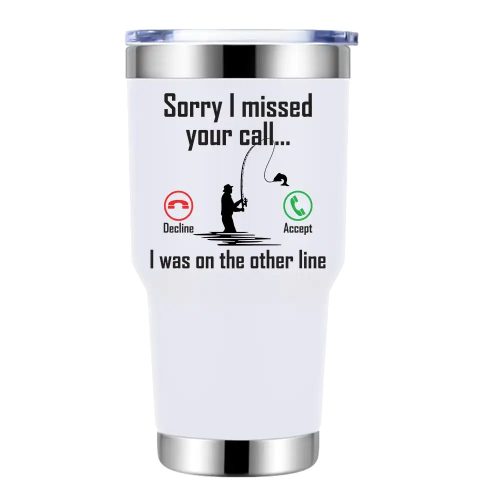 I Was On Another Line v2 30oz Stainless Steel Tumbler