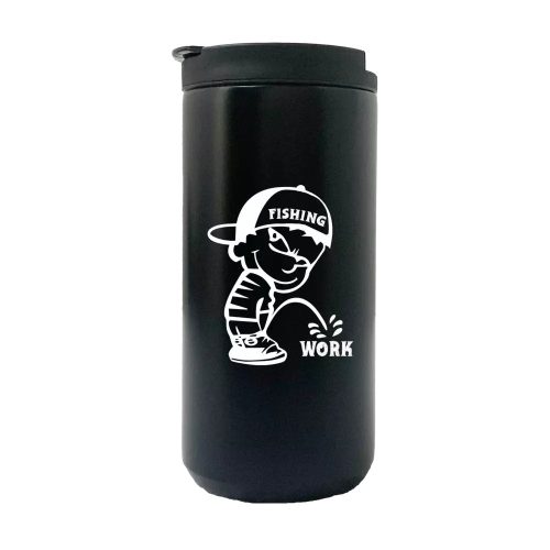 Fishing And Work 14oz Tumbler Black