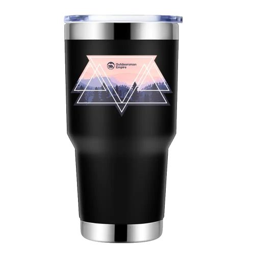 Shop for our amazing Camping Triangles 30oz Tumbler Black