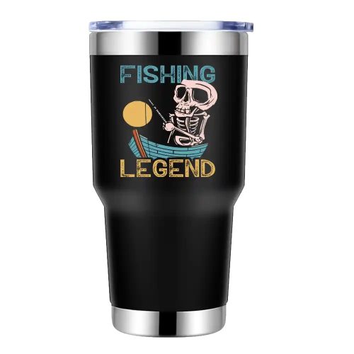 Fishing Legend 30oz Tumbler Black