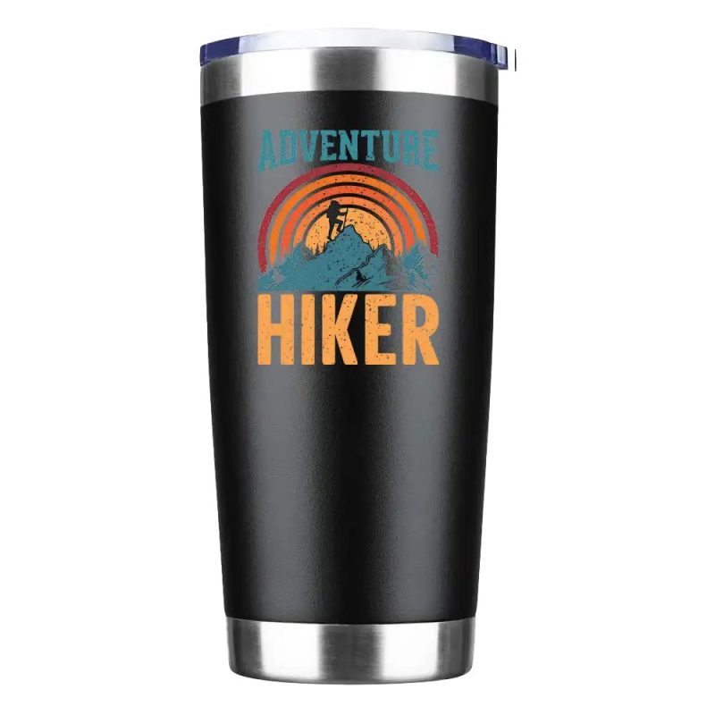 Adventure Hiker 20oz Tumbler  Black