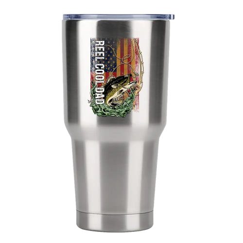 Reel Cool Dad 30oz Stainless Steel Tumbler