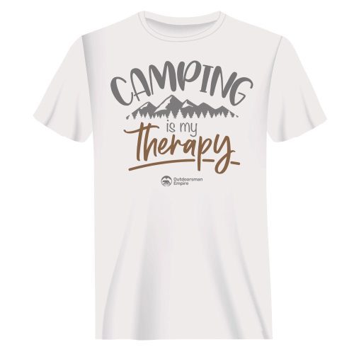 Camping Is My Therapy Man T-Shirt