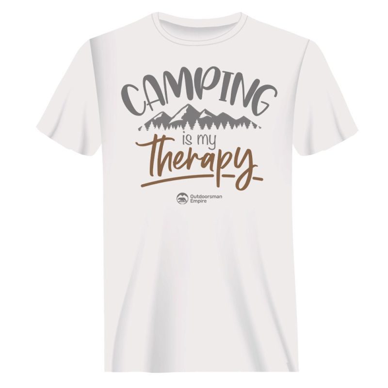 Camping Is My Therapy Man T-Shirt