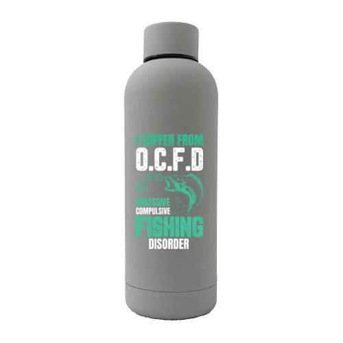 OCFD 17oz Stainless Rubberized Water Bottle