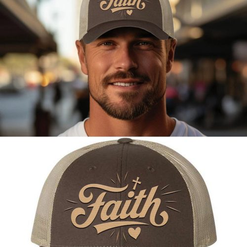 Faith Embroidered Unisex Trucker Hat