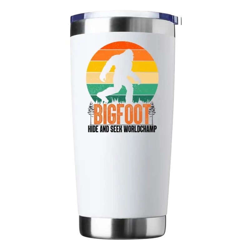 Bigfoot Hide And Seek Worldchamp 20oz Tumbler White