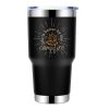 Life Is Better Campfire 30oz Insulated Vacuum Sealed Tumbler Black