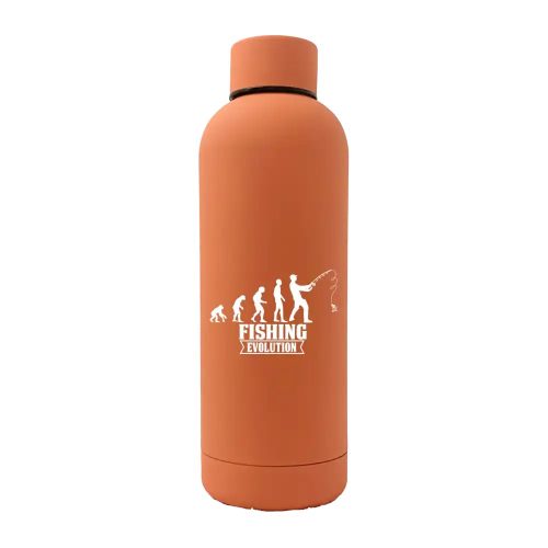 Fishing Evolution 17oz Stainless Rubberized Water Bottle