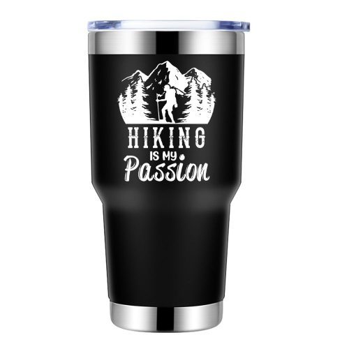 Hiking Is My Passion 30oz Tumbler Black