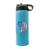 American Flag Fish 20oz Sport Bottle