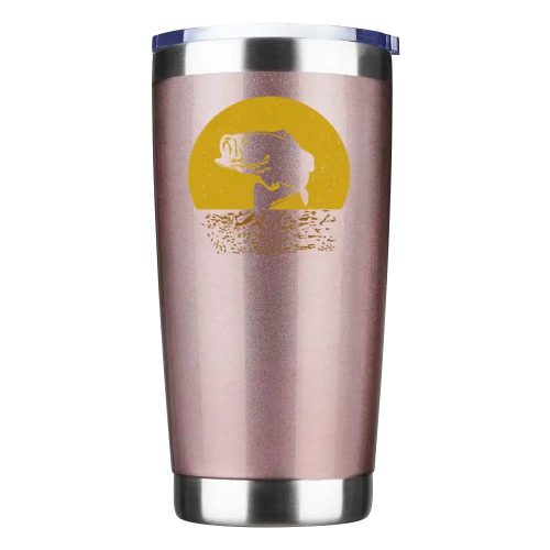 Fishing 20oz Tumbler Rosegold