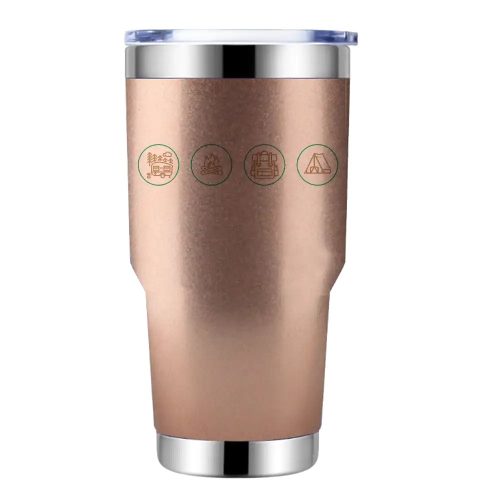 Camp Life 30oz Tumbler Rosegold