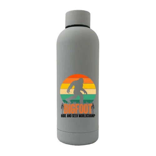 Bigfoot Hide And Seek 17oz Stainless Rubberized Water Bottle